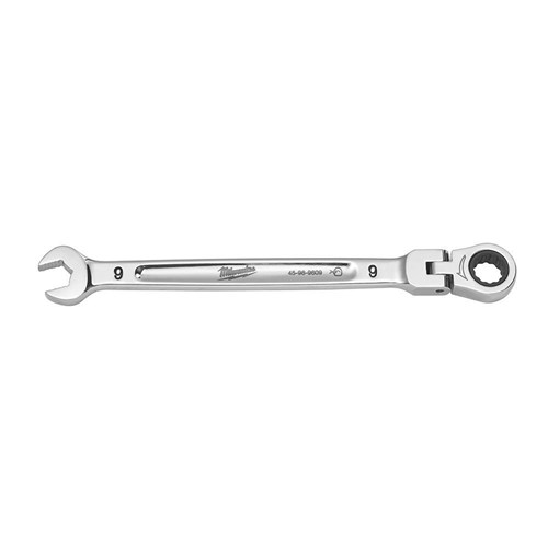 9MM FLEX HEAD RATCH COMB WRENCH