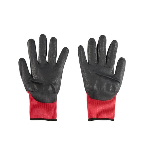 CUT LVL 3 NITRILE DIPPED GLOVES -L