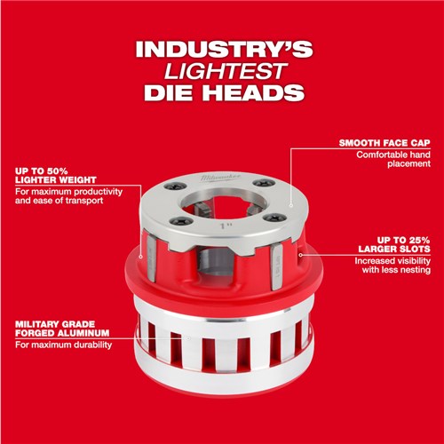 1-1/4 HIGH SPEED NPT PIPE ALUM DIE HEAD