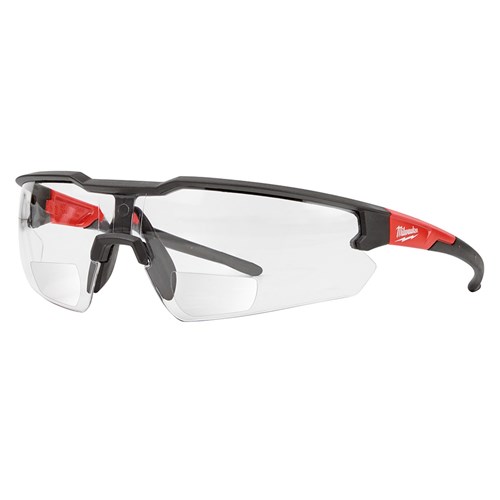 READER SAFETY GLASSES - +1.00 CLEAR