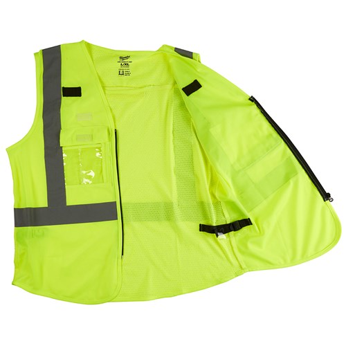 HI-VIS YELLOW SAFETY VEST  S/M