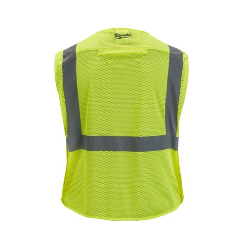 CLASS 2 MESH B/A SAFETY VEST YEL 4X/5X