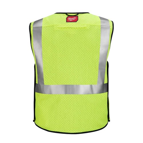 AR/FR CL-2 B/A MESH SAFETY VEST YEL S/M