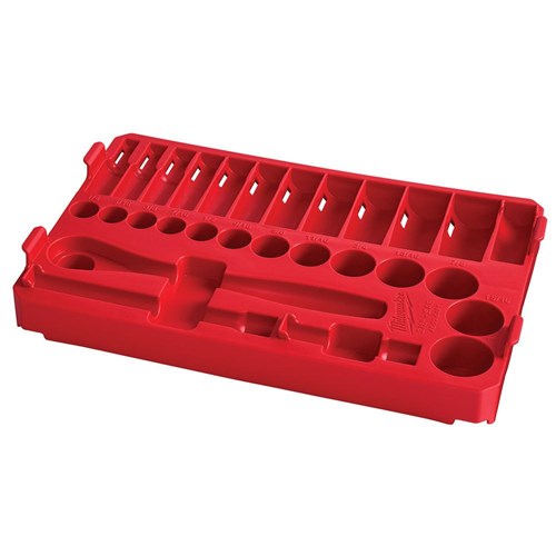 28PC 3/8 DR SAE RATCHET AND SOCKET TRAY