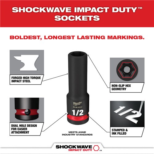 IMPACT SKT 1/2 DR 27PC MM PACKOUT SET