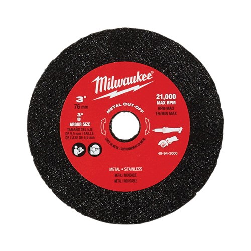 3" METAL CUT OFF WHEEL 3PK