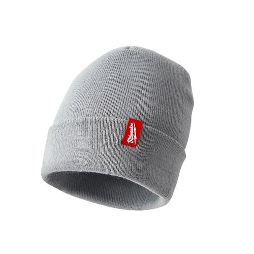 ACRYLIC CUFFED BEANIE GRAY