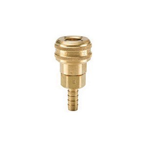 B30-5B 3/8ID BRASS HOSE BARB COUPLER