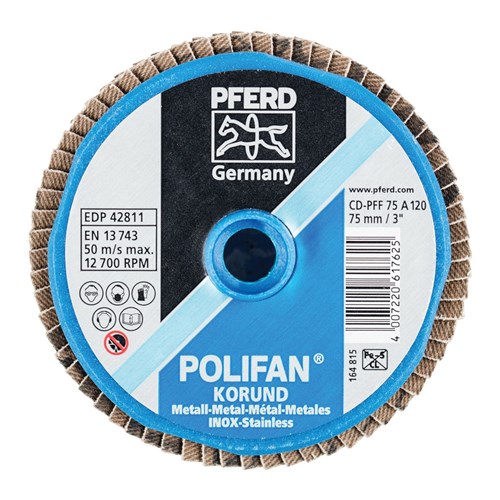 3" POLIFAN MINI FLAP DISC FLAT A/O 120GR