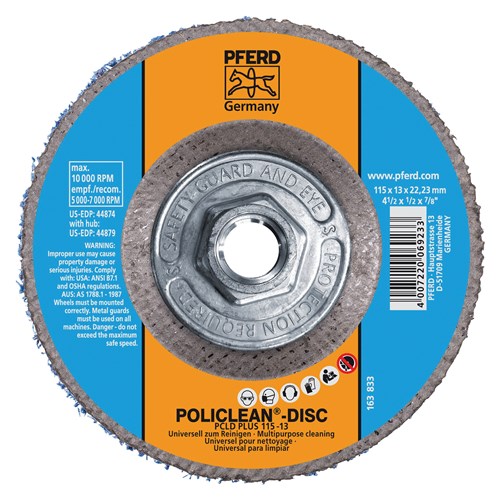 4-1/2X5/8-11 T27 POLICLEAN STRIP DISC