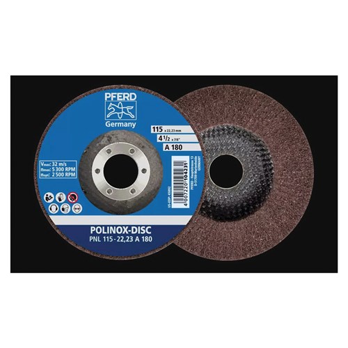 4-1/2X7/8 FIBRE BACK DISC RAD. A/O 100GR