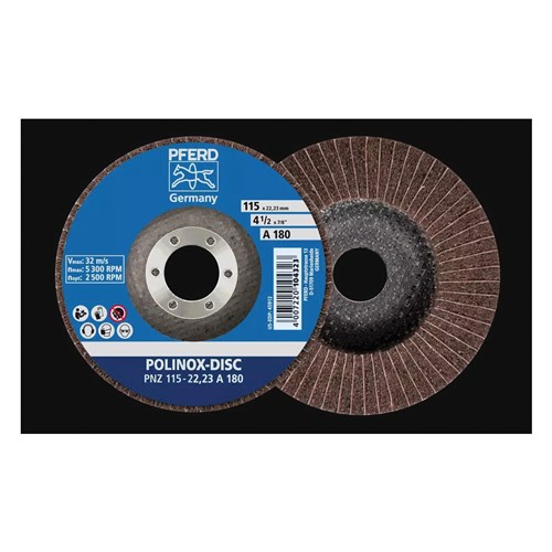 4-1/2X7/8 FIBRE BACK DISC PNZ A/O 100GR