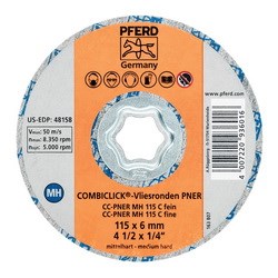 4-1/2 UNITIZED DISC S/C FINE MEDIUM-HARD