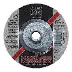 5" CC-GRIND-SOLID 5/8-11 SG STEEL