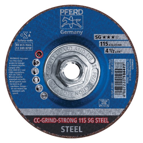 4-1/2 CC-GRIND-STRONG 5/8-11 SG STEEL