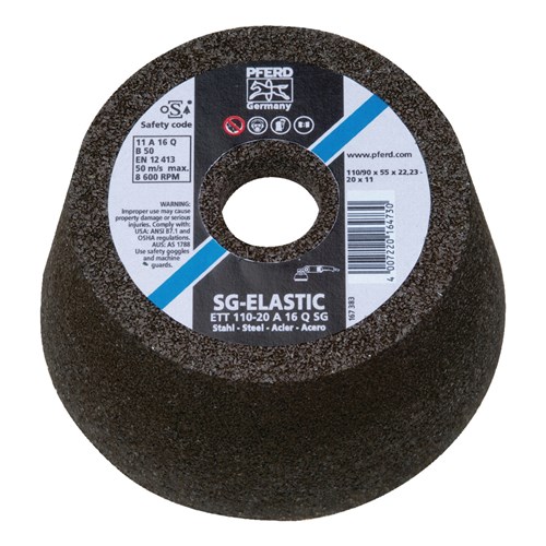 4" FLARE CUP WHEEL 5/8-11 T11 A/O