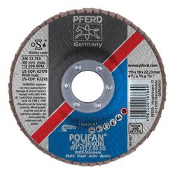 4-1/2X7/8 Z60 T27 POLIFAN FLAP DISC