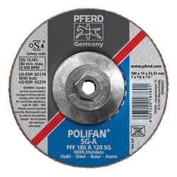 7X5/8-11 120X POLIFAN FLAP DISC