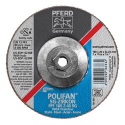 7X5/8-11 T27 SG-Z-40 POLIFAN FLAP DISC