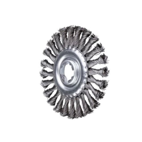 4" STAND TWIST KNOT WHEEL BRUSH .014SS