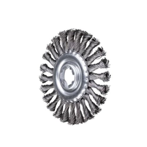 4" FULL TWIST KNOT WHEEL BRUSH .014CS