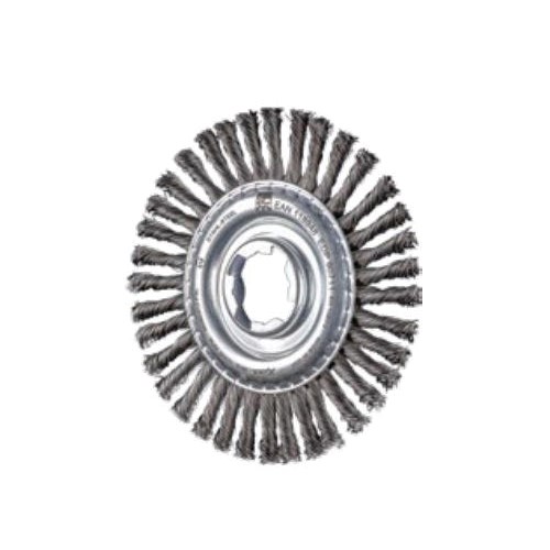 4" STRINGER BEAD KNOT WHEEL BRUSH .020CS