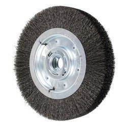 10" CRIMP WIRE WHEEL WIDE .012 CS 2"