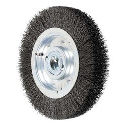 10" CRIMP WIRE WHEEL WIDE .020 CS 2"