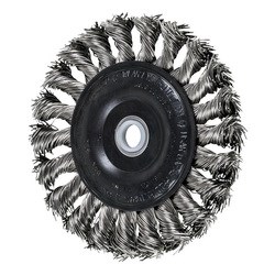 4X.020X1/2-3/8 SS TWIS-TUFT WIRE WHEEL