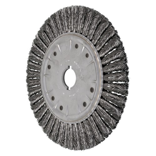 15" FULL CABLE KNOT WHEEL BRUSH .020 CS