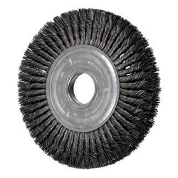 10" KNOT WHEEL BRUSH DBL ROW .023 CS 2