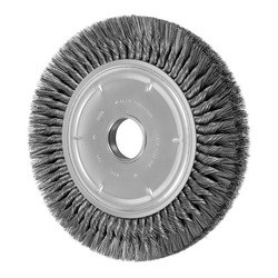 12" KNOT WHEEL BRUSH DBL ROW .016 CS 2