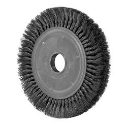 12" KNOT WHEEL BRUSH DBL ROW .023 CS 2