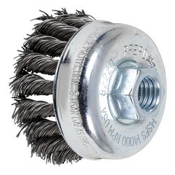 2-3/4X.020X5/8-11 KNOT STYLE CUP BRUSH