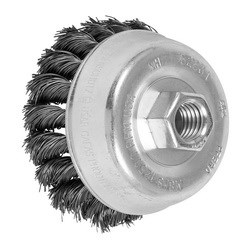 3-1/2X014X5/8-11 KNOT WIRE CUP BRUSH