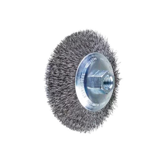 4-1/2 BEVEL BRUSH .014 CS 5/8-11 ED NUT