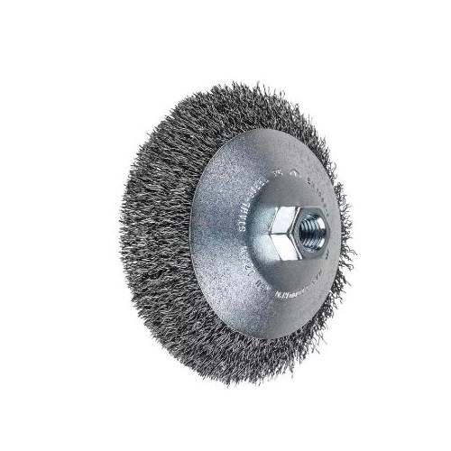 5" BEVEL BRUSH .014 CS WIRE 5/8-11