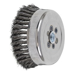 6" CUP BRUSH .014 CS 5/8-11 INT