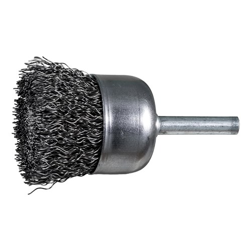 1-1/4 .014 CRIMPED CUP BRUSH 1/4SHK