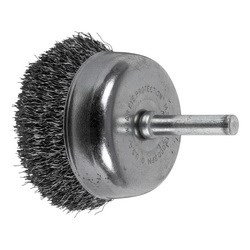 2" CRIMPED .008 CUP BRUSH 1/4SHK