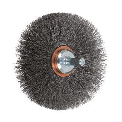 3" WIRE WHEEL BRUSH .006 CS 1/4SHK