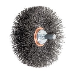 3" MTD WIRE WHEEL BRUSH .008 CS 1/4SHK