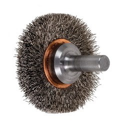 1-1/2 WIRE WHEEL BRUSH .006 SS 1/4SHK