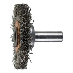 1-1/2 WIRE WHEEL BRUSH .012 SS 1/4SHK