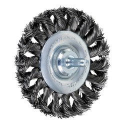 3" KNOT WHEEL BRUSH .012 CS 1/4SHK