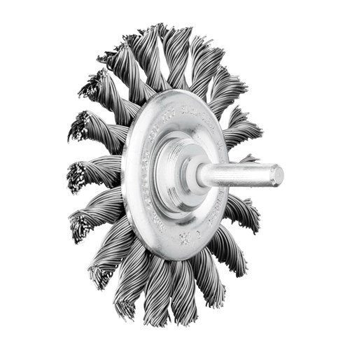 3" KNOT WHEEL BRUSH .020 CS 1/4SHK