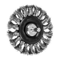 3" .014 SS KNOT WIRE WHEEL (1/4SHK)