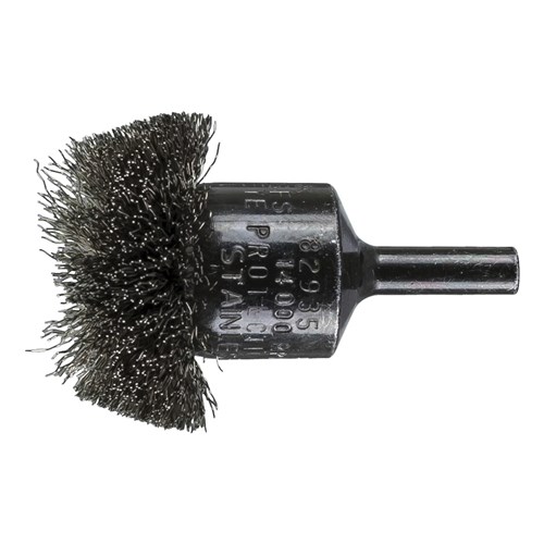 1-1/2 CIRCULAR END BRUSH .008 SS 1/4SHK