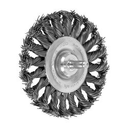 3-1/4 MTD KNOT WHEEL BRUSH .020 CS 1/4