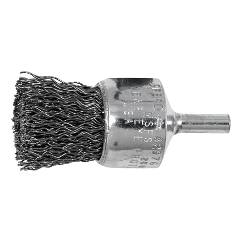 1" CRIMP WIRE END BRUSH .020 CS 1/4SHK